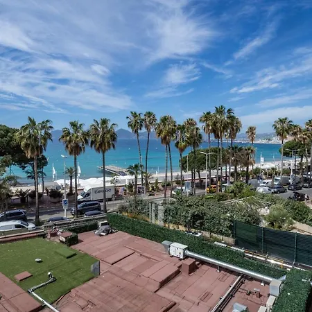 דירה Croisette Superbe 3p Front De קאן